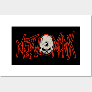 Metal Monk Logo Posters and Art